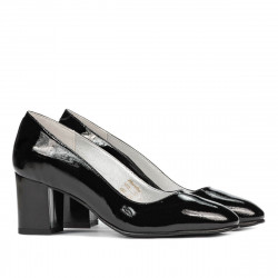Scarpe eleganti donna 1268 vernice nera