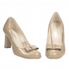 Scarpe eleganti donna 1245 vernice beige