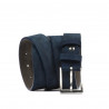 Cintura uomo 05b blu scamosciato