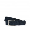 Cintura uomo 05b blu scamosciato