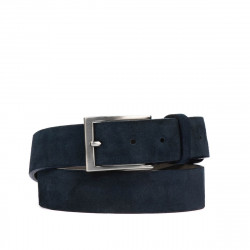 Cintura uomo 05b blu scamosciato