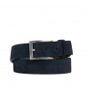 Cintura uomo 05b blu scamosciato