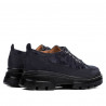 Scarpe casual donna 6043 indaco velluto combinato