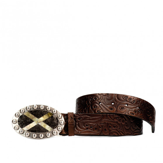 Cintura unisex 02ld marrone scuro