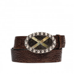 Cintura unisex 02ld marrone scuro