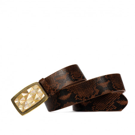 Cintura unisex 03ld marrone