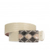 Cintura unisex 05ld vernice beige
