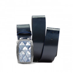 Cintura unisex 07ld vernice blu