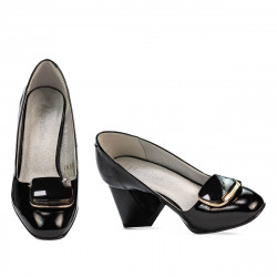 Scarpe eleganti donna 1291 vernice nera