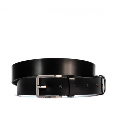 Cintura uomo 59b nero lucido