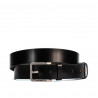 Cintura uomo 59b nero lucido