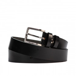 Cintura uomo 59b nero lucido