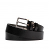 Cintura uomo 59b nero lucido