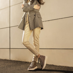Stivaletti donna 3370 capuccino