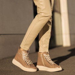 Stivaletti donna 3370 capuccino