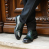 Scarpe eleganti uomo 937 a verde lifestyle
