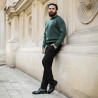 Scarpe eleganti uomo 937 a verde lifestyle