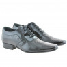 Scarpe eleganti uomo 798 croco vernice nera