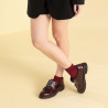 Scarpe casual donna 6025 vernice bordeaux