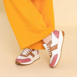 Scarpe sportive donna 6030 rosa+bianco