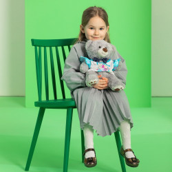 Scarpe per bambini piccoli 67c marrone perla combinato lifestyle
