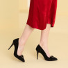 Scarpe eleganti donna 1279 nero antilope