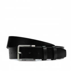 Cintura uomo 60b nero lucido