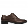 Scarpe eleganti da uomo 876 a caffè