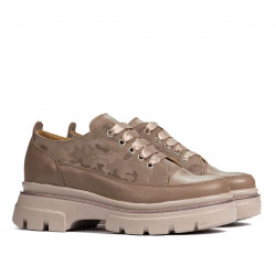 Scarpe casual donna 6043 cappuccino combinato