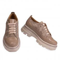 Scarpe casual donna 6043 cappuccino combinato