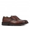 Scarpe eleganti adolescenti 381 a cognac