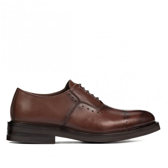 Scarpe eleganti adolescenti 381 a cognac