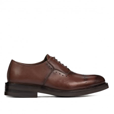 Scarpe eleganti adolescenti 381 a cognac