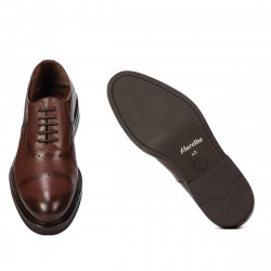 Scarpe eleganti uomo 937 a cognac