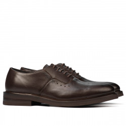 Scarpe eleganti da uomo 937m a caffè