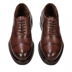 Scarpe eleganti uomo 937 a cognac