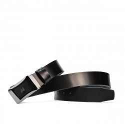 Cintura uomo 42b nero lucido