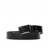 Cintura uomo 42b nero lucido