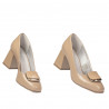 Scarpe eleganti donna 1291 vernice beige