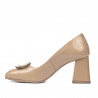 Scarpe eleganti donna 1291 vernice beige