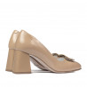 Scarpe eleganti donna 1291 vernice beige