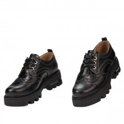 Scarpe casual donna 6047 nero combinato