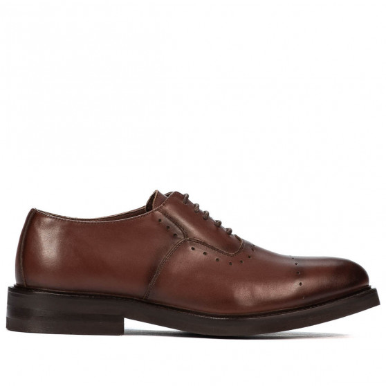 Scarpe eleganti uomo 937 a cognac