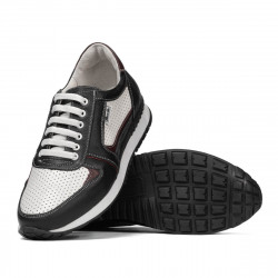 Scarpe sportive uomo 833 indaco+bianco