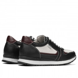 Scarpe sportive uomo 833 indaco+bianco