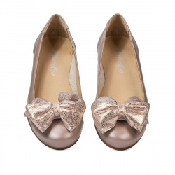 Ballerine donna 6050 rosa cipria combinato