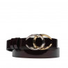 Cintura donna 21m vernice bordeaux