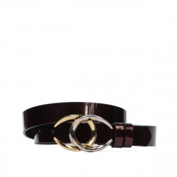 Cintura donna 21m vernice bordeaux