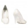 Scarpe eleganti donna 1246 vernice bianca