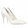 Scarpe eleganti donna 1246 vernice bianca
